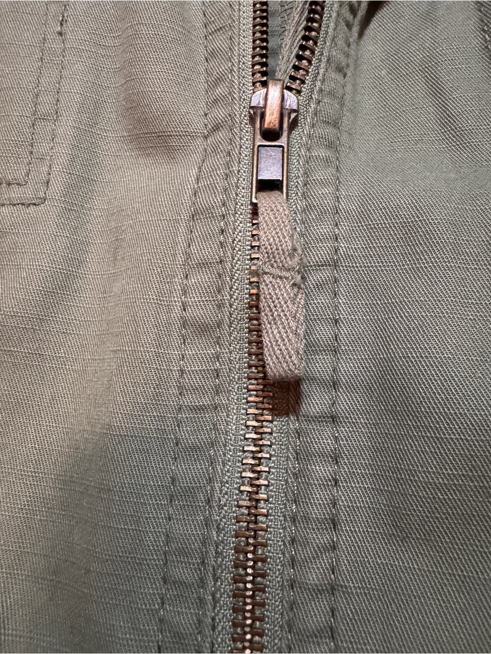 Merona Olive Green Utility Vest | Size XXL | Plus Size | 100% Cotton | Country - Picture 6 of 11